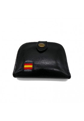 LEATHER PURSE WITH SPANISH...
