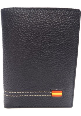 LEATHER WALLET SPANISH FLAG