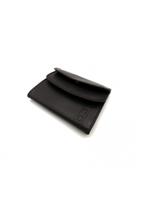 Leather wallet with double...