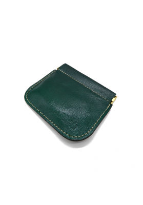 Leather wallet with spring...