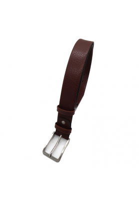 Anti-theft zip leather belt